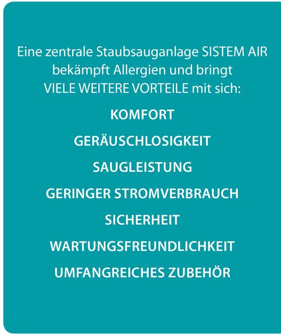 Vorteile Sistemair
